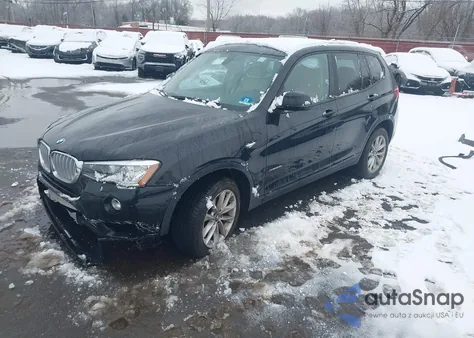 2016 BMW X3 xDrive28I z USA, uszkodzony, nr VIN 5UXWX9C57G0D83383